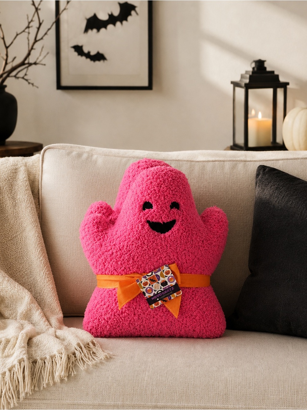 Ghost Plush Pillows Set of 2